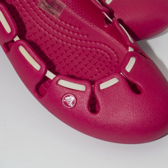 Hot Pink Crocs Shoes - Picture 3 of 6